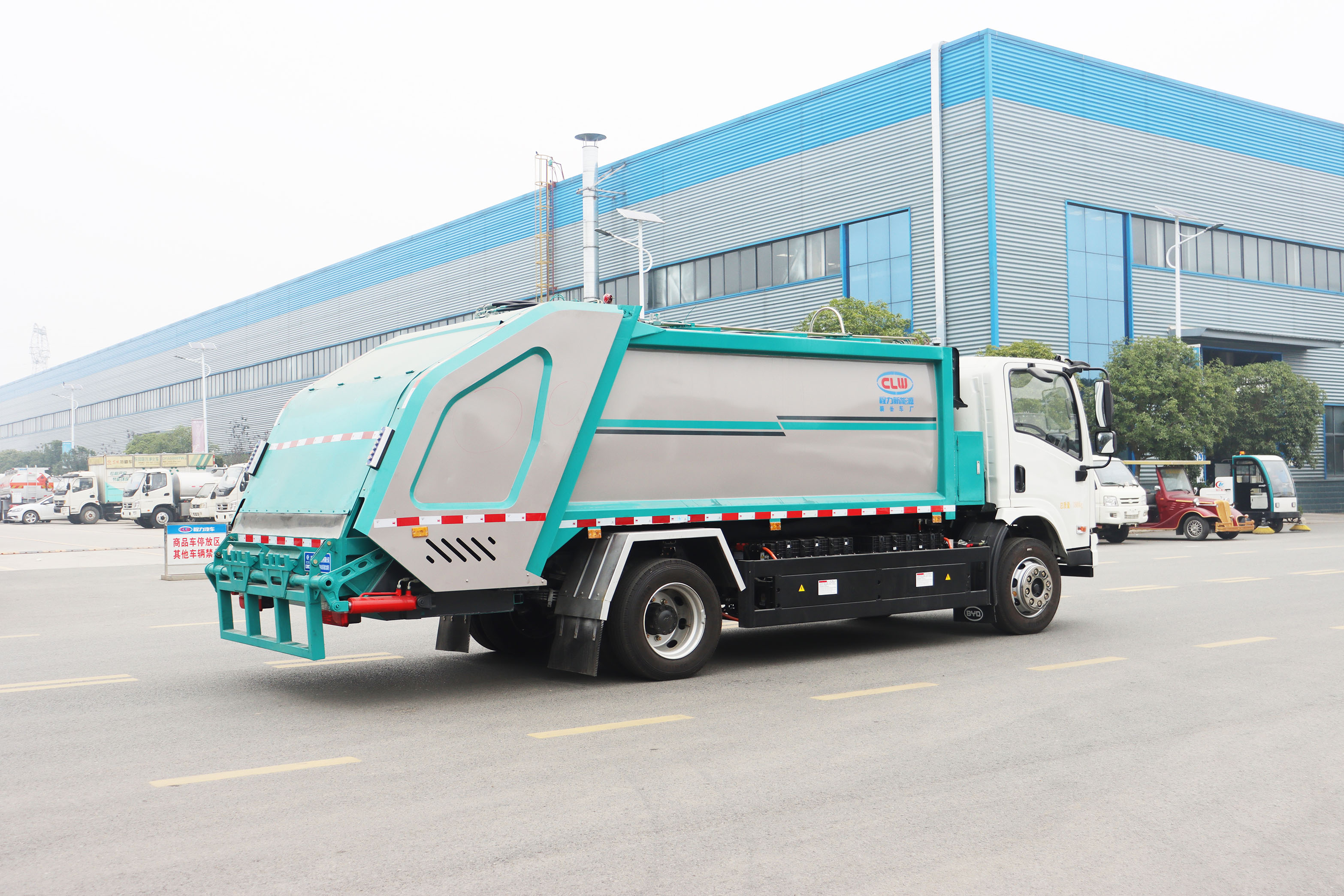 8方比亞迪T7B純電動壓縮垃圾車圖片4