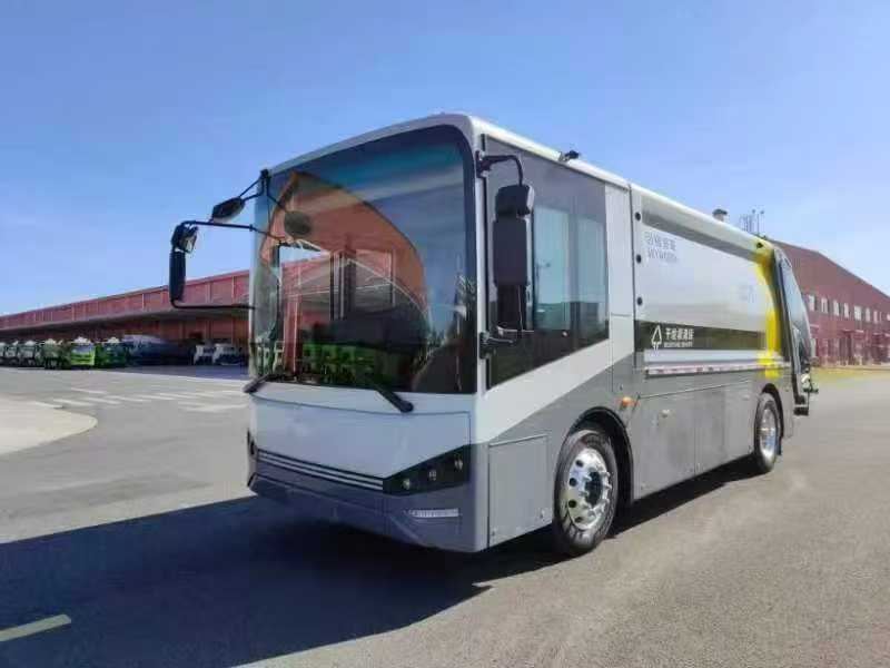 創(chuàng)維18噸純電動(dòng)壓縮式垃圾運(yùn)輸車(chē)圖片4